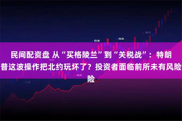 民间配资盘 从“买格陵兰”到“关税战”：特朗普这波操作把北约玩坏了？投资者面临前所未有风险