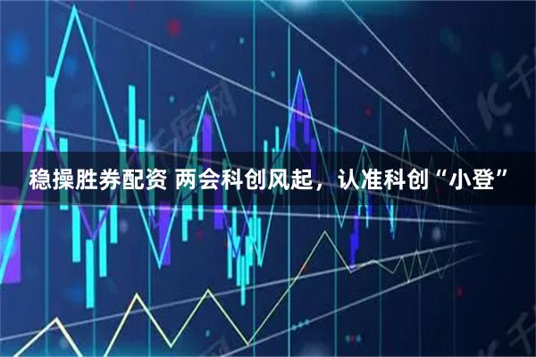 稳操胜券配资 两会科创风起，认准科创“小登”